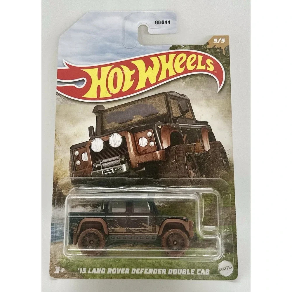 Hot Wheels Mud Runners Set 5 Unimog Land Cruiser Defender Jeepster Olds 442 1:64